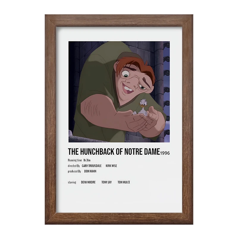 تابلو خندالو طرح گوژپشت نتردام کد F13211