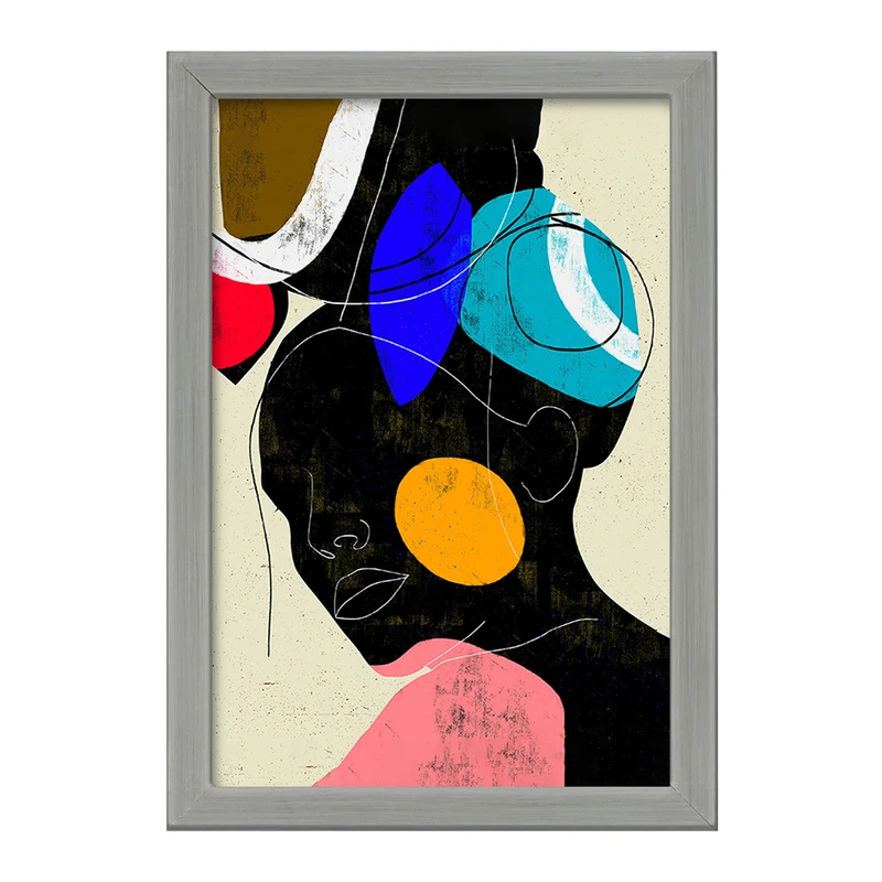 تابلو خندالو طرح دکوراتیو (decorative) کد F31