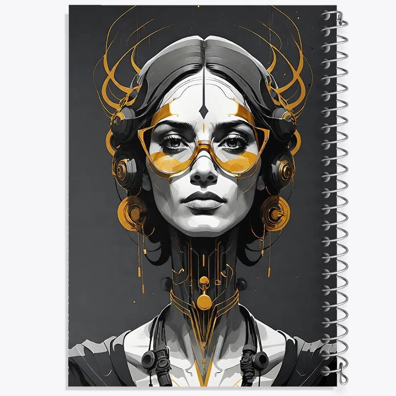 دفتر طراحی 50 برگ خندالو طرح ربات کد F4664