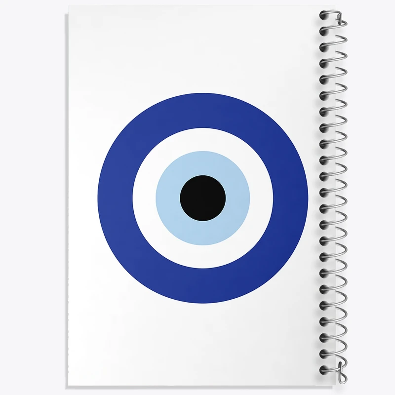 دفتر طراحی 50 برگ خندالو طرح چشم نظر  کد 22013