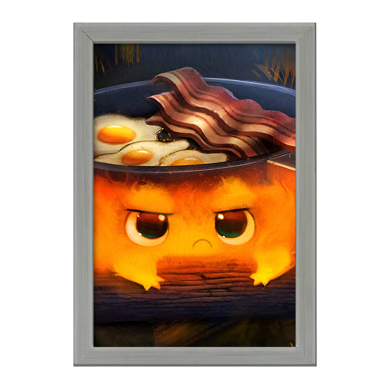 تابلو خندالو طرح کالسیفر قلعه متحرک هاول کد F9357