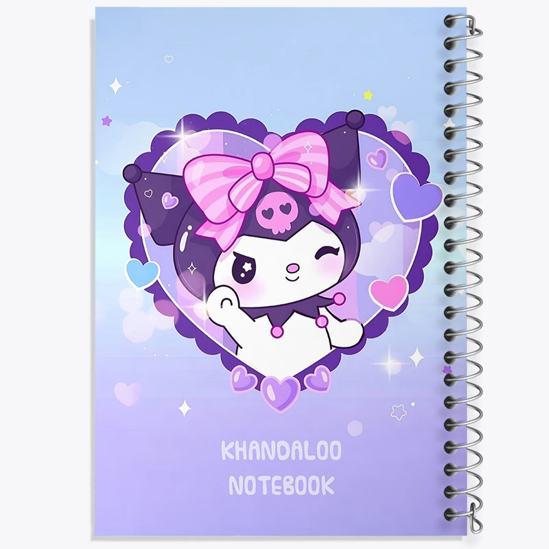 دفتر مشق 100 برگ خندالو طرح کرومی (Kuromi) کد N9067