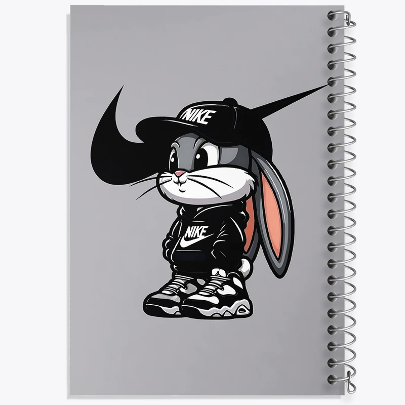 دفتر مشق 50 برگ خندالو طرح باگز بانی کد F4311