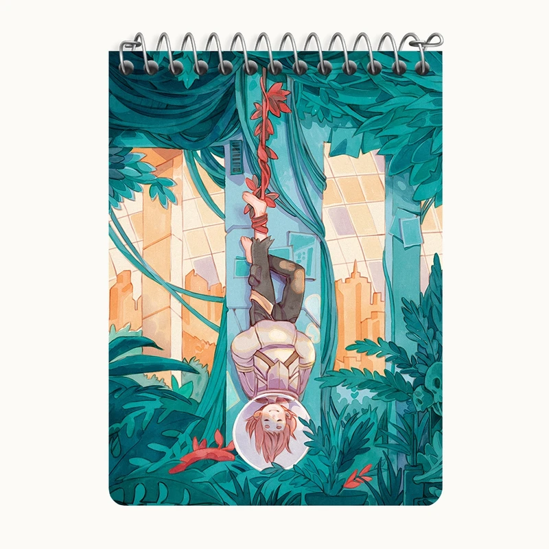 دفتر یادداشت 50 برگ خندالو طرح دخترانه کد N8006