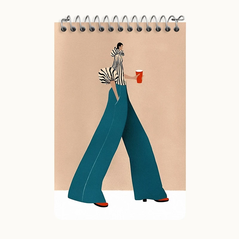 دفتر یادداشت 50 برگ خندالو طرح دخترانه کد F8861