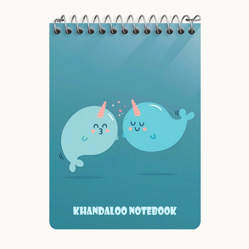 دفتر یادداشت 50 برگ خندالو طرح حیوانات بامزه کد N7388