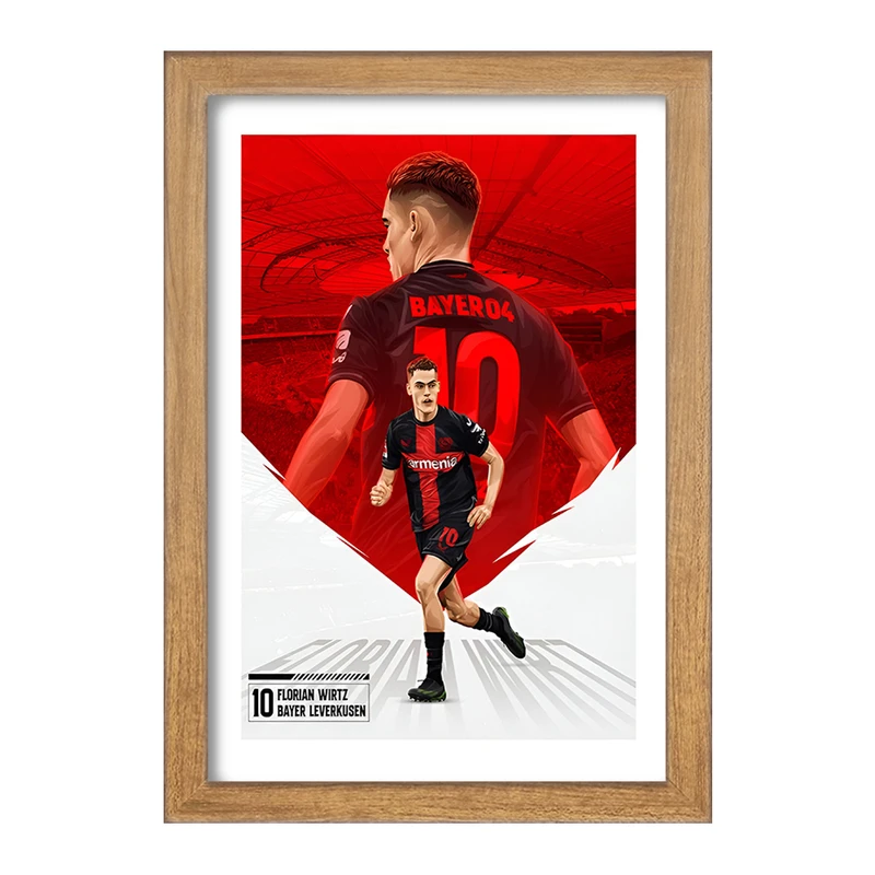 تابلو خندالو طرح فلوریان ویرتز (Florian Wirtz) کد F14335