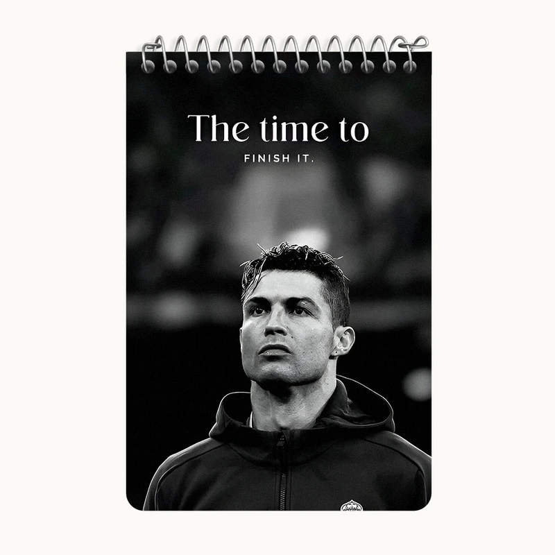 دفتر یادداشت 50 برگ خندالو طرح کریستیانو رونالدو کد F14255