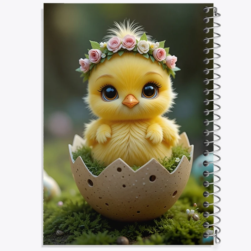 دفتر لیست خرید 50 برگ خندالو طرح جوجه کیوت کد F12582