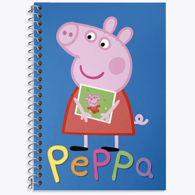دفتر زبان 50 برگ خندالو طرح انیمیشن پپا پیگ (Peppa Pig) کد N9263
