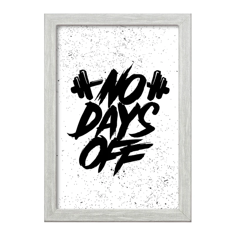 تابلو خندالو طرح No Days Off کد F1518