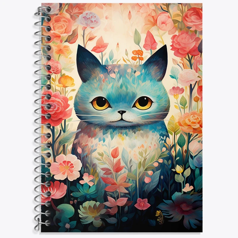 دفتر لغت 50 برگ خندالو طرح گربه بامزه کد F4880