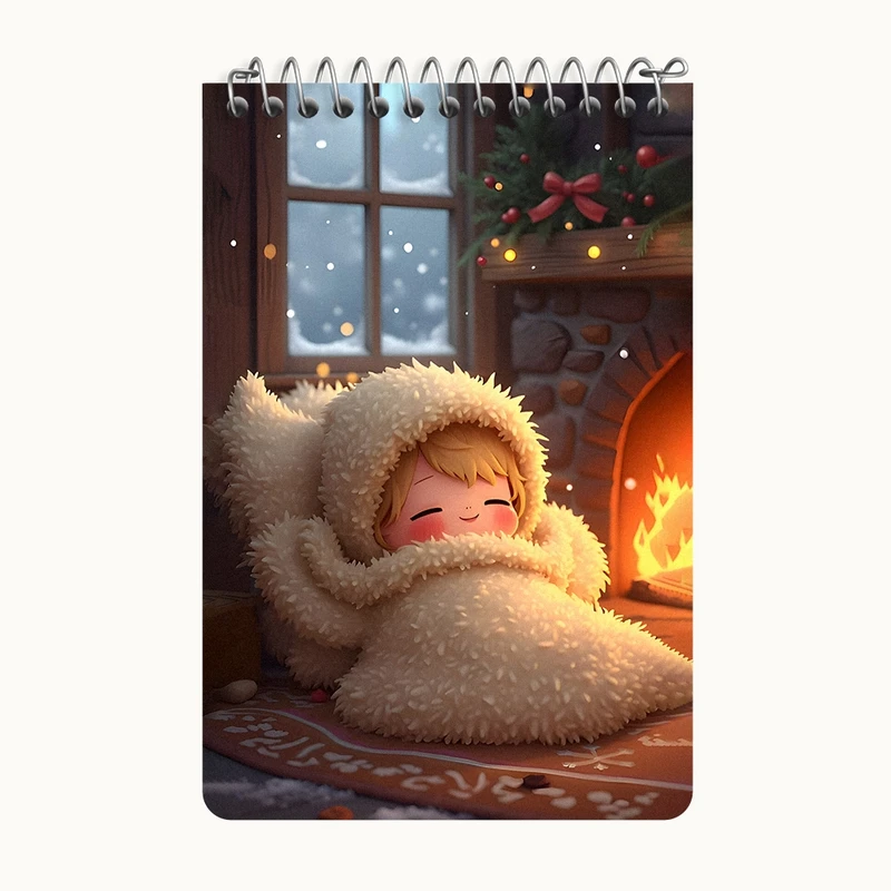 دفتر یادداشت 50 برگ خندالو طرح پسر بچه ی کیوت کد F7129