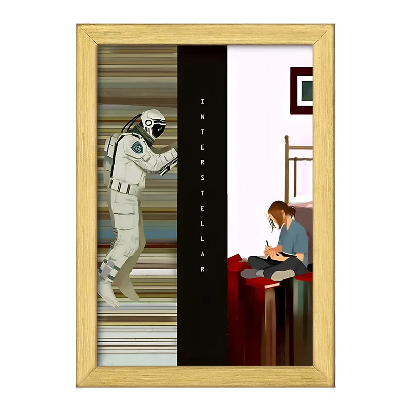 تابلو خندالو طرح میان ستاره ای (Interstellar) کد F10485