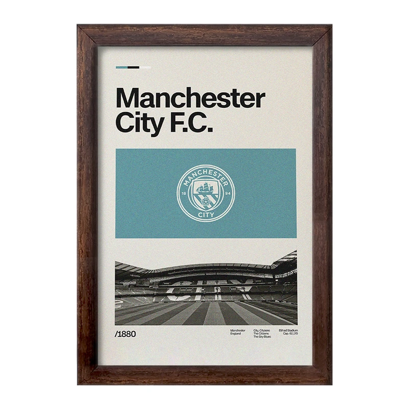 تابلو خندالو طرح منچستر سیتی (Manchester City) کد F13881