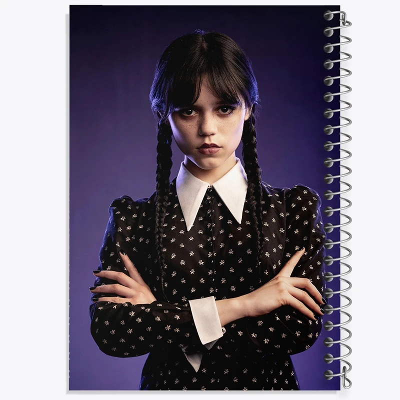 دفتر طراحی 50 برگ خندالو طرح ونزدی Wednesday  کد 22037