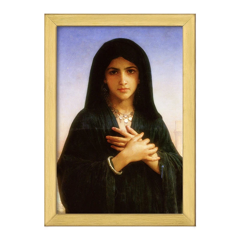 تابلو خندالو طرح نقاشی توبه کننده اثر ویلیام آدولف بوگرو کد F12163