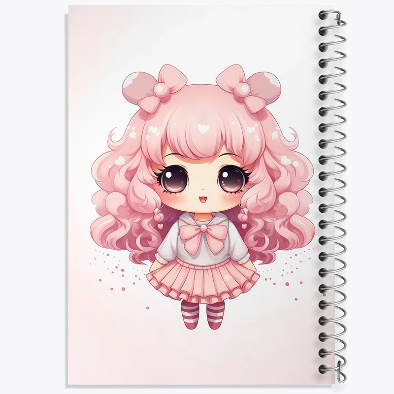 دفتر طراحی 50 برگ خندالو طرح دخترانه (Girlish) کد 36893