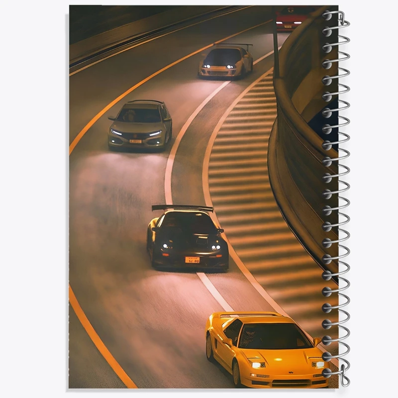 دفتر طراحی 50 برگ خندالو طرح ماشین اسپرت کد F12911