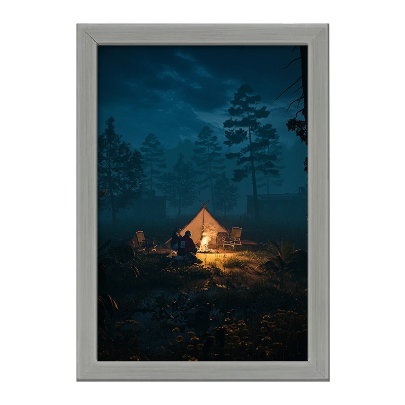 تابلو خندالو طرح کمپینگ (Camping) کد F1102