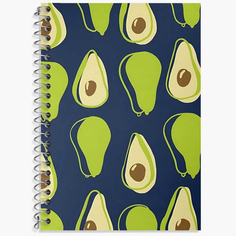 دفتر لغت 50 برگ خندالو طرح پترن آووکادو کد N9142