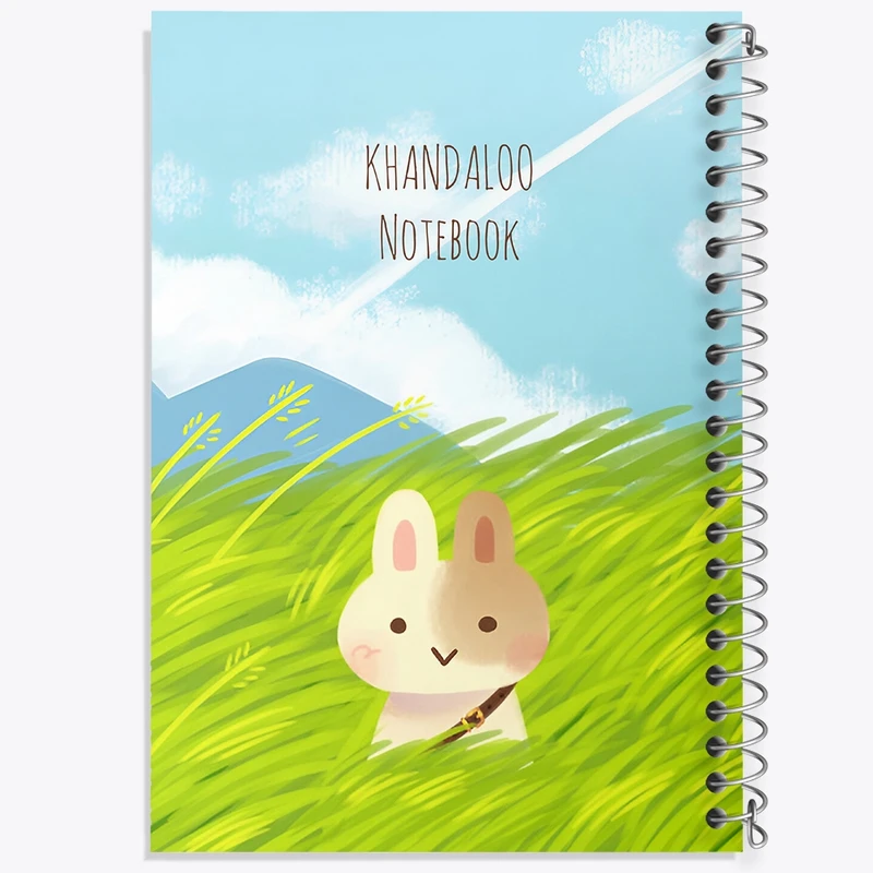 دفتر ژورنال نویسی 50 برگ خندالو مدل نقطه ای طرح سگ بامزه کد N8946