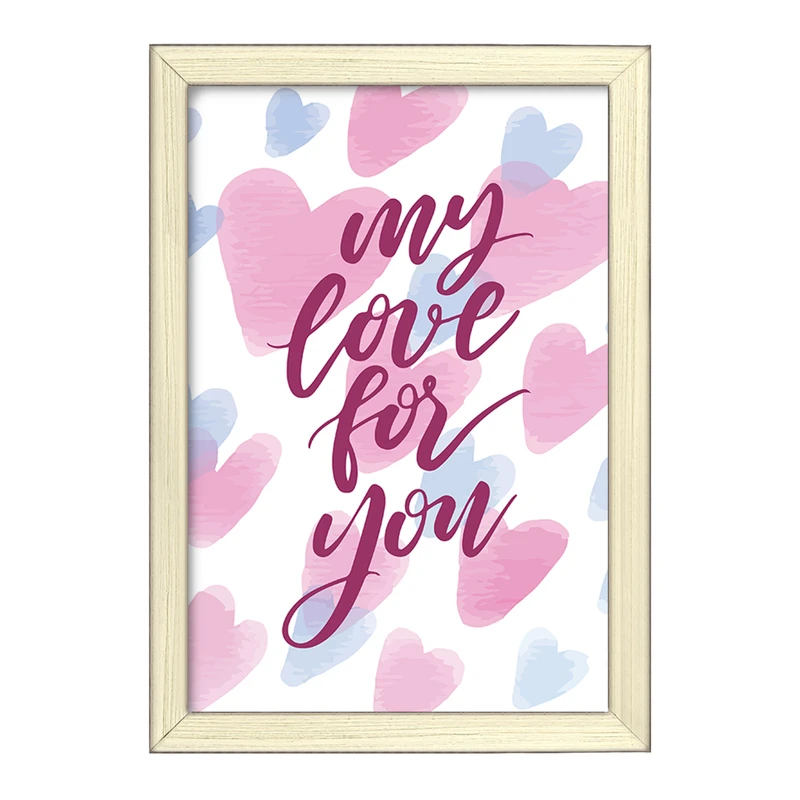 تابلو خندالو طرح عاشقانه (Love) کد F2317