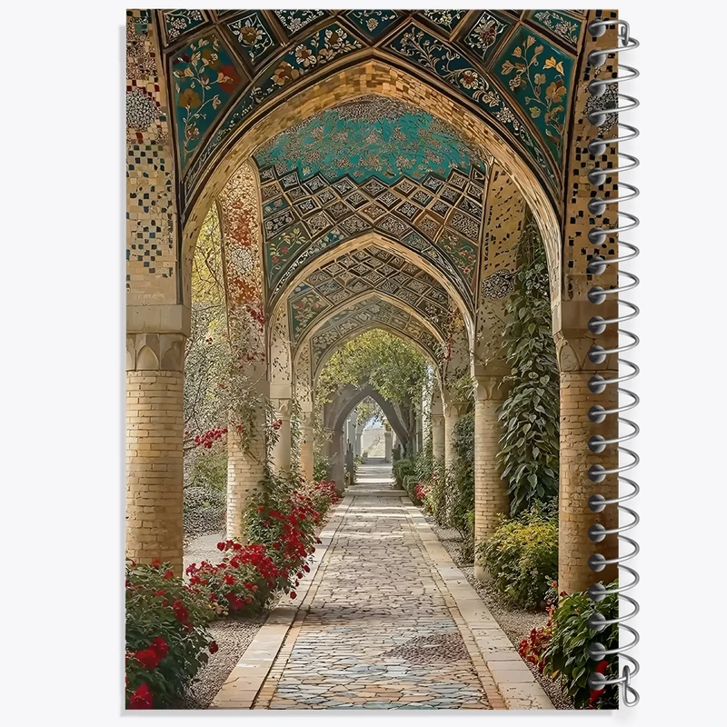 دفتر طراحی 50 برگ خندالو طرح معماری ایرانی کد F10697