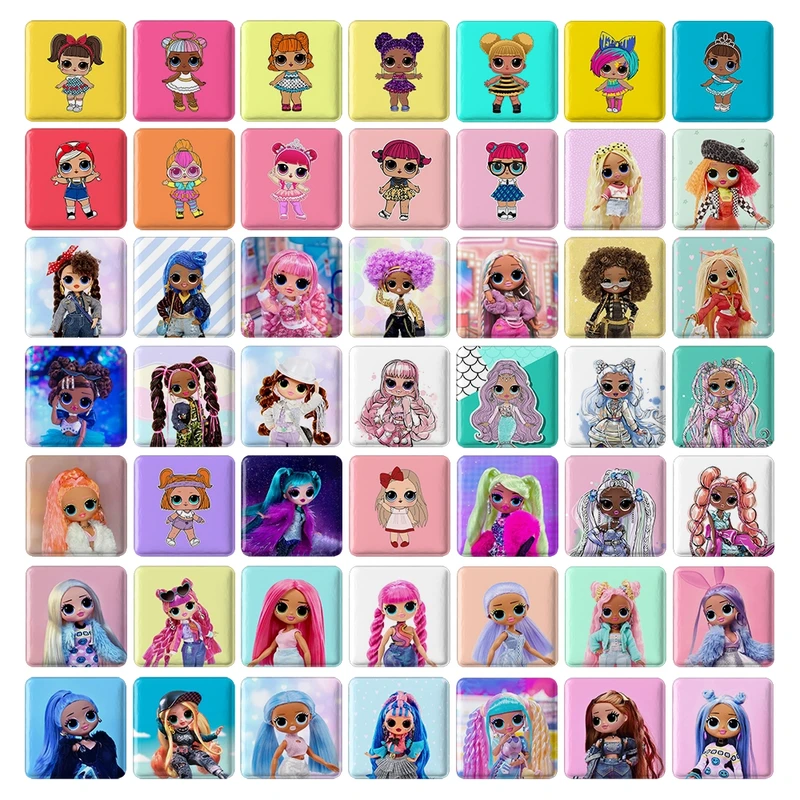 پیکسل خندالو طرح عروسک Lol کد 151 مدل مربعی مجموعه 49 عددی