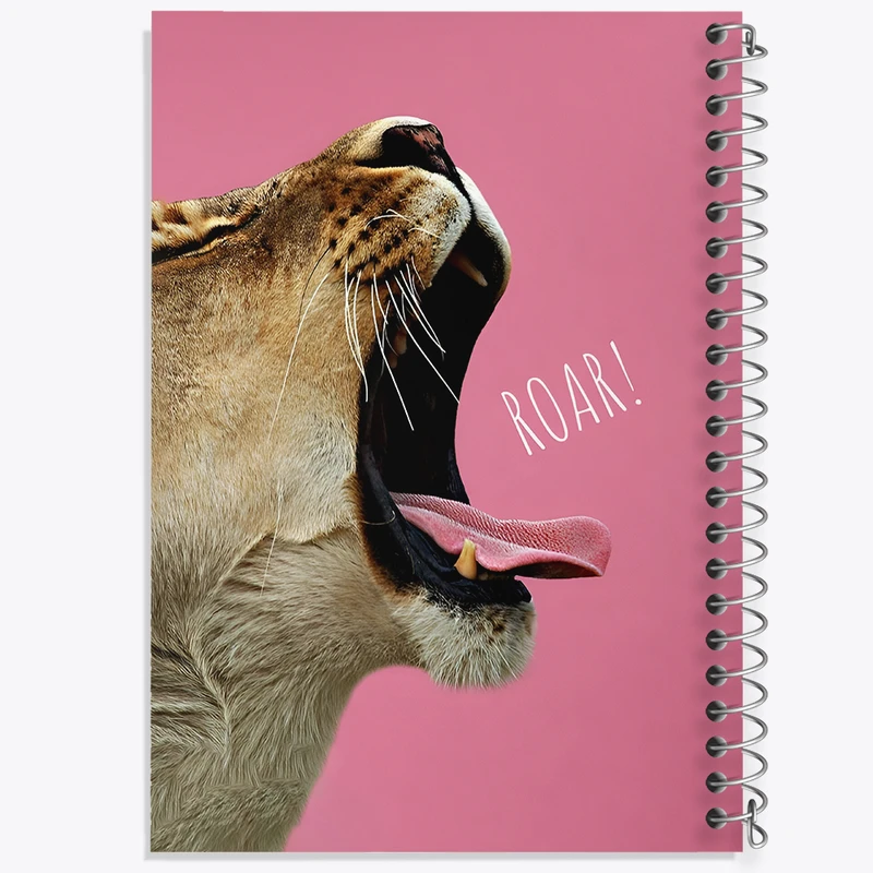 دفتر مشق 50 برگ خندالو طرح غرش شیر کد F3859