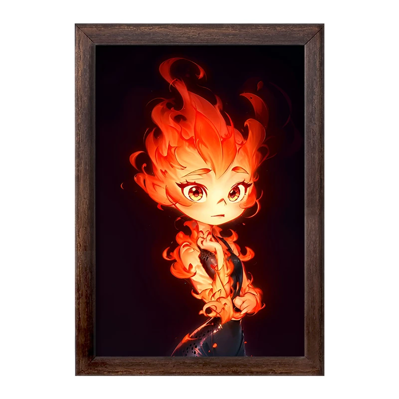 تابلو خندالو طرح بنیادین (Elemental) کد F11627