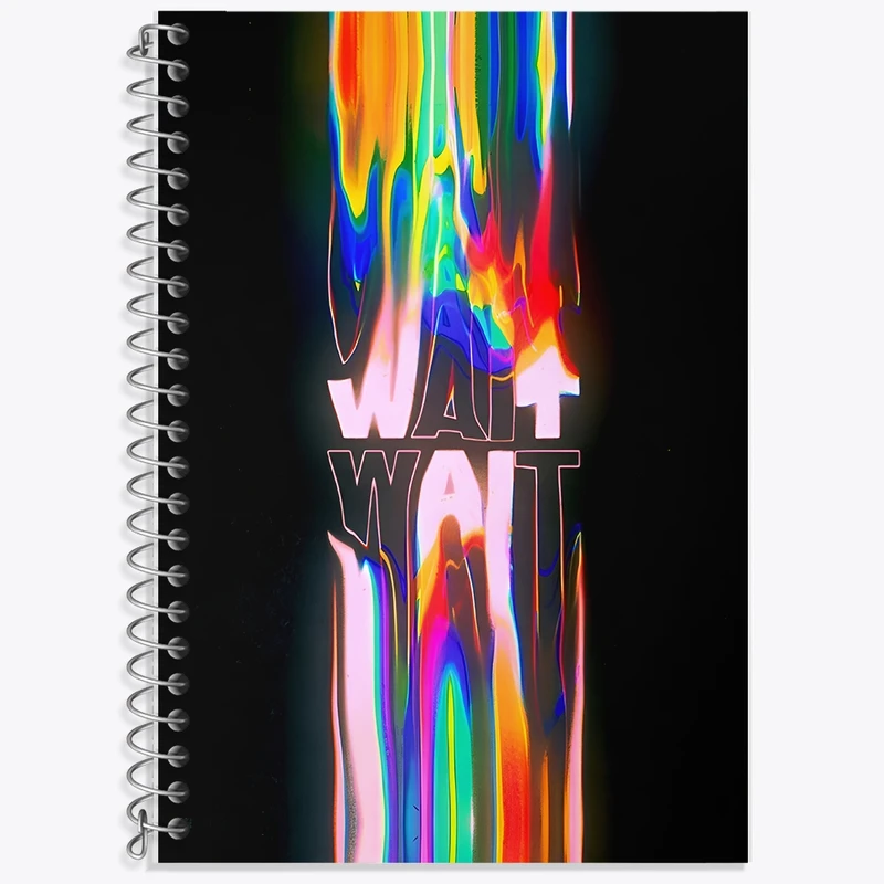 دفتر لغت 50 برگ خندالو طرح Wait کد F10670