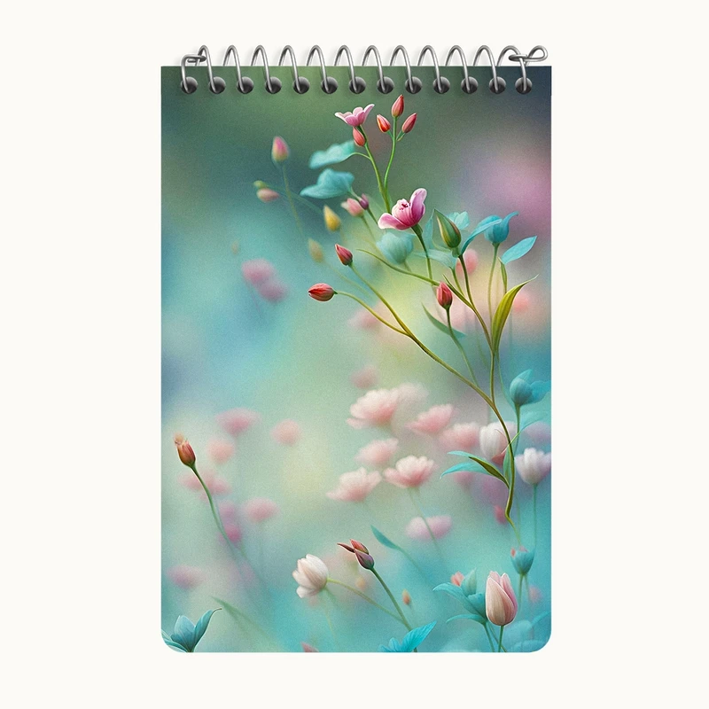 دفتر یادداشت 50 برگ خندالو طرح گل کد F10917