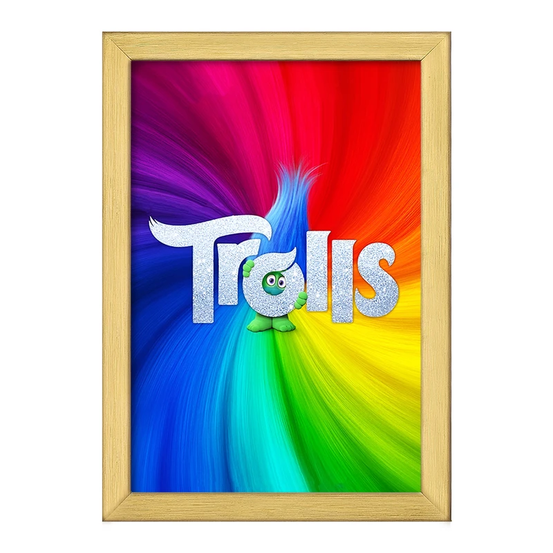 تابلو خندالو طرح ترول ها (Trolls) کد F8304