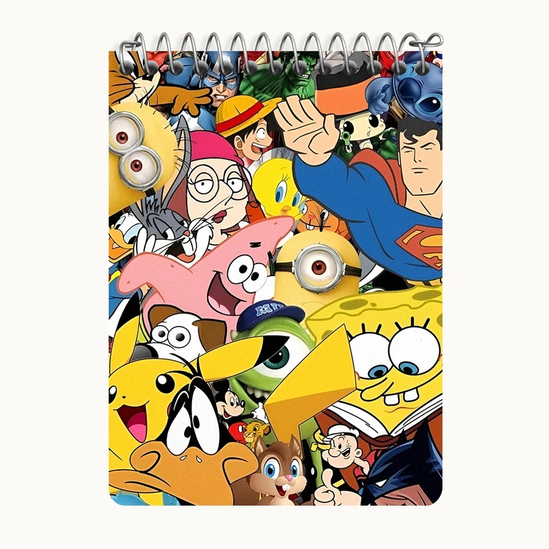 دفتر یادداشت 50 برگ خندالو طرح انیمیشن و فیلم کد N2682