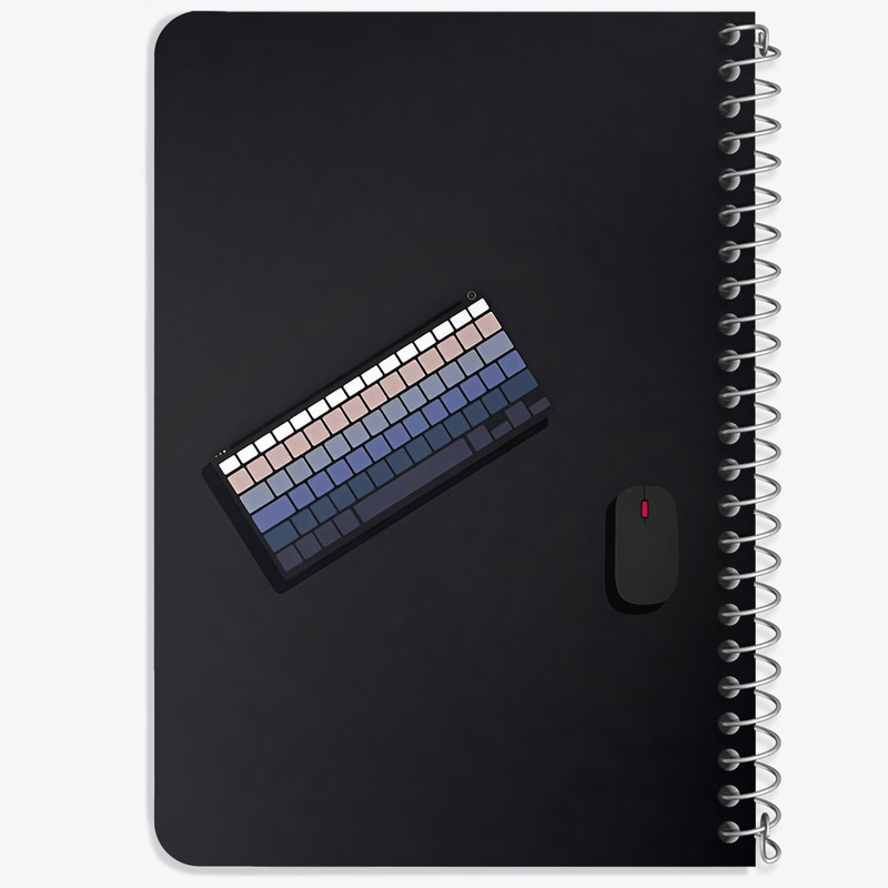 دفتر یادداشت 50 برگ خندالو طرح موس و کیبورد کد F4504
