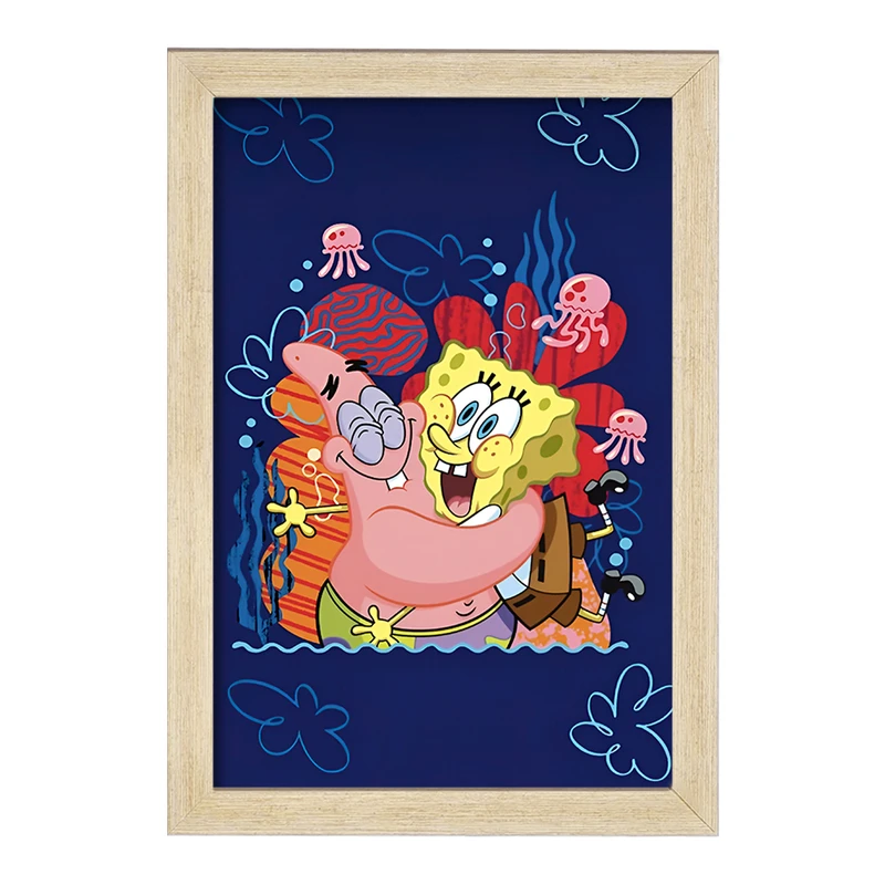 تابلو خندالو طرح باب اسفنجی و پاتریک کد F14399