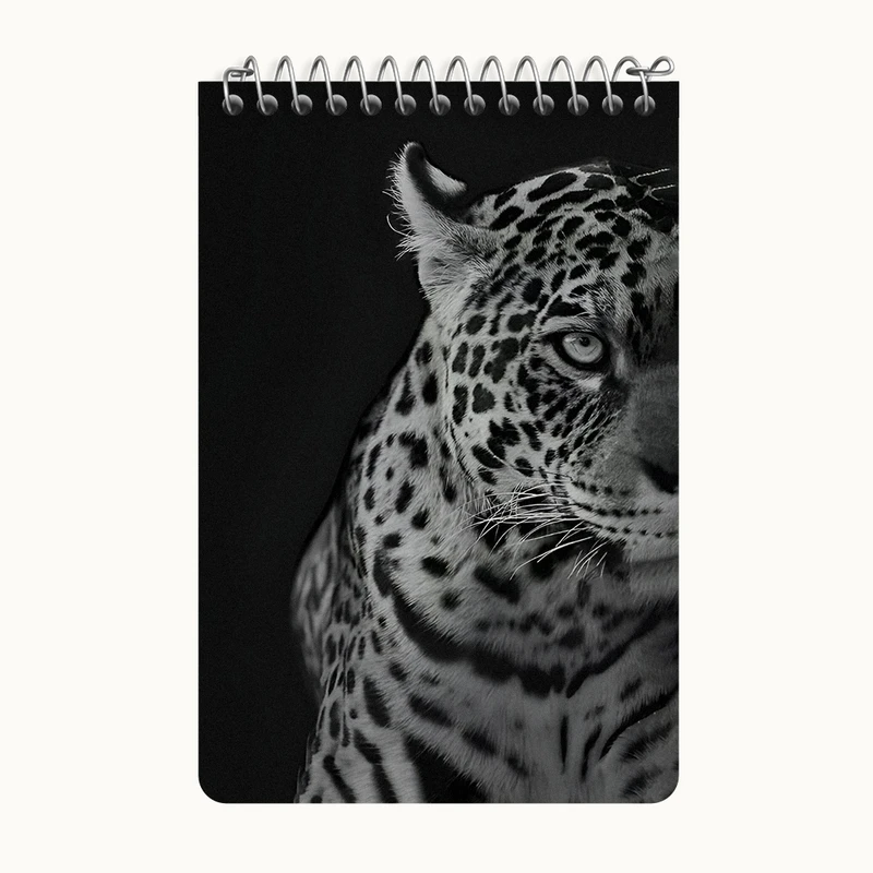 دفتر یادداشت 50 برگ خندالو طرح پلنگ کد F3906