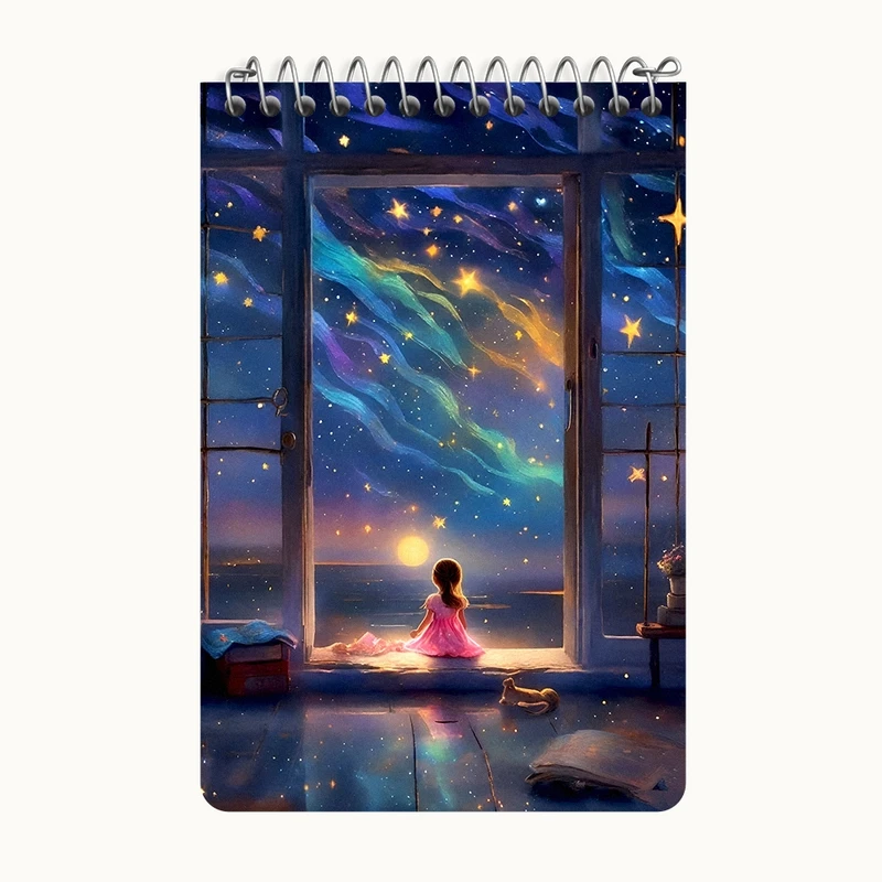 دفتر یادداشت 50 برگ خندالو طرح دخترانه کد F11070