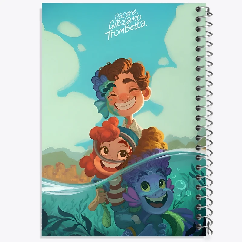 دفتر ژورنال نویسی 50 برگ خندالو مدل نقطه ای طرح لوکا (Luca) کد F10711