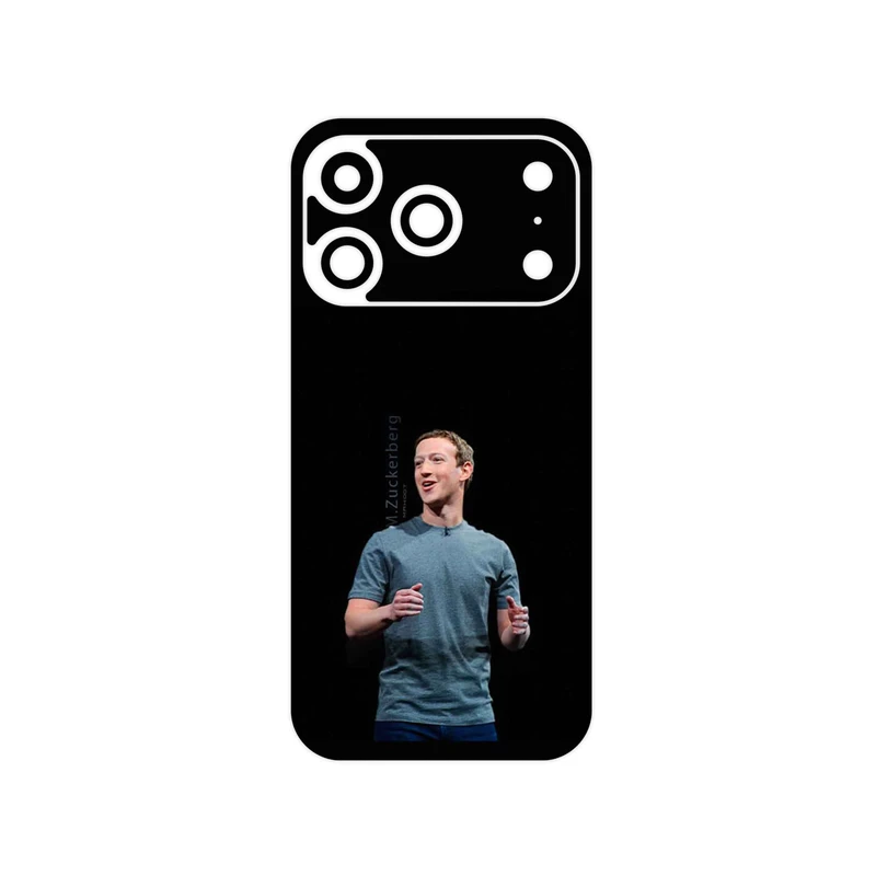 برچسب پوششی ماهوت مدل Mark_Zuckerberg مناسب برای گوشی موبایل اپل iPhone 17 Pro