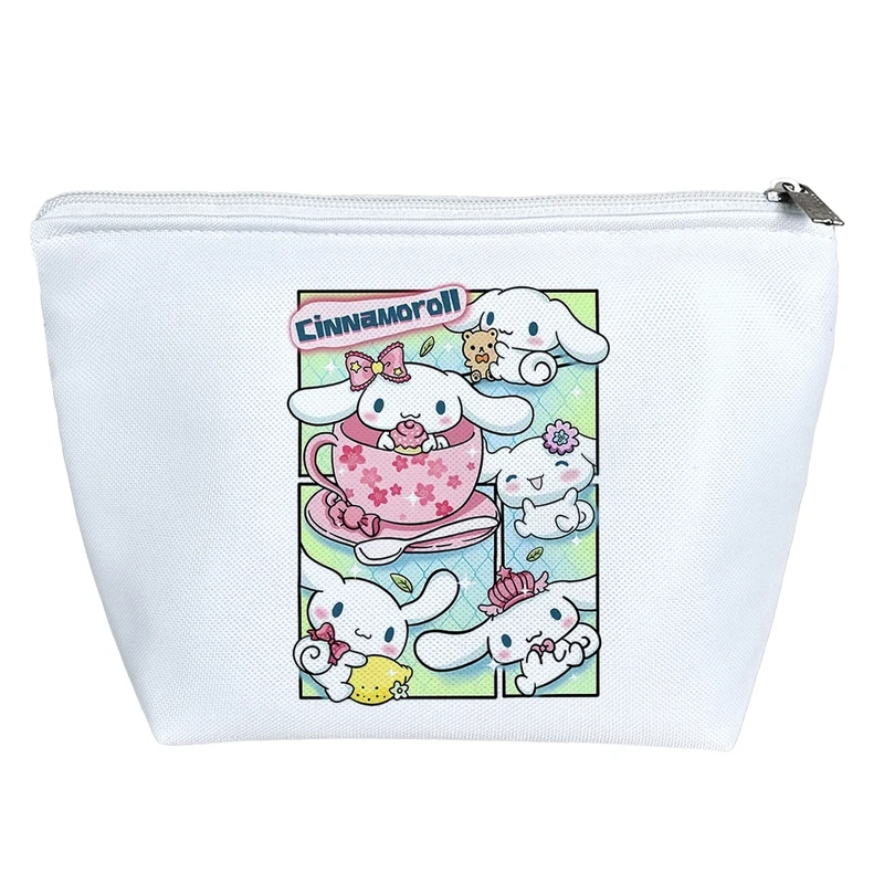 کیف لوازم آرایش دخترانه خندالو مدل سینامورول (Cinnamoroll) کد H2831