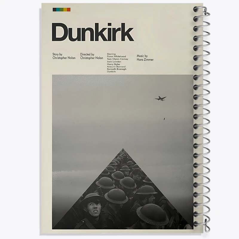 دفتر مشق 100 برگ خندالو طرح دانکرک (Dunkirk) کد F13852