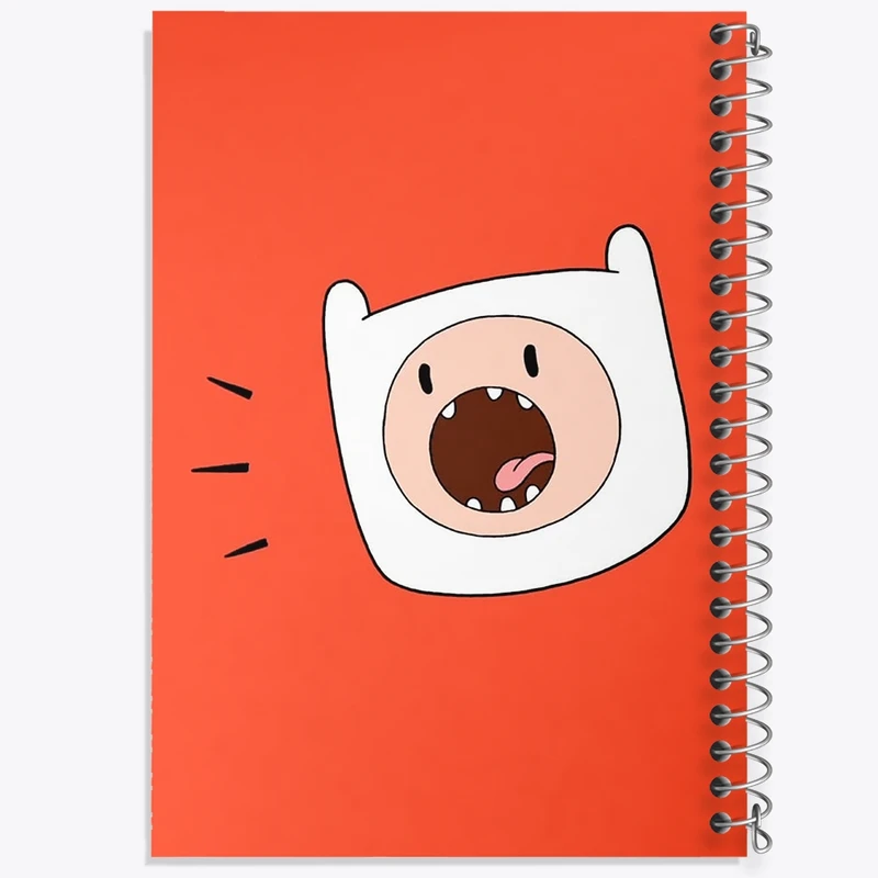 دفتر طراحی 50 برگ خندالو طرح فین وقت ماجراجویی Adventure Time  کد 20827