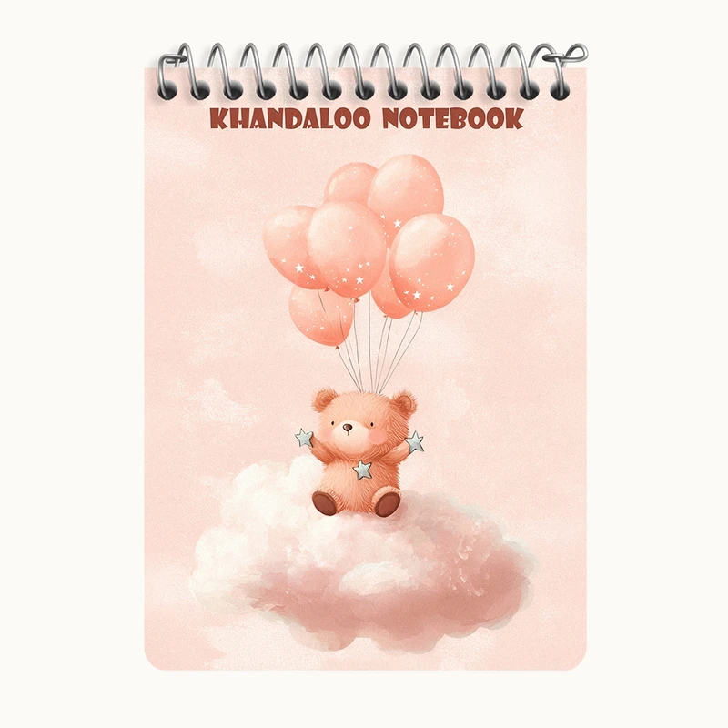 دفتر یادداشت 50 برگ خندالو طرح خرس بامزه کد N6913