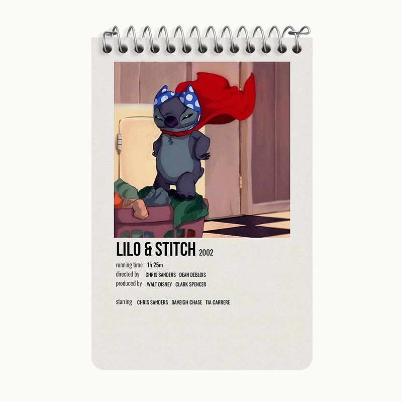 دفتر یادداشت 50 برگ خندالو طرح لیلو و استیچ (Lilo & Stitch) کد F13200