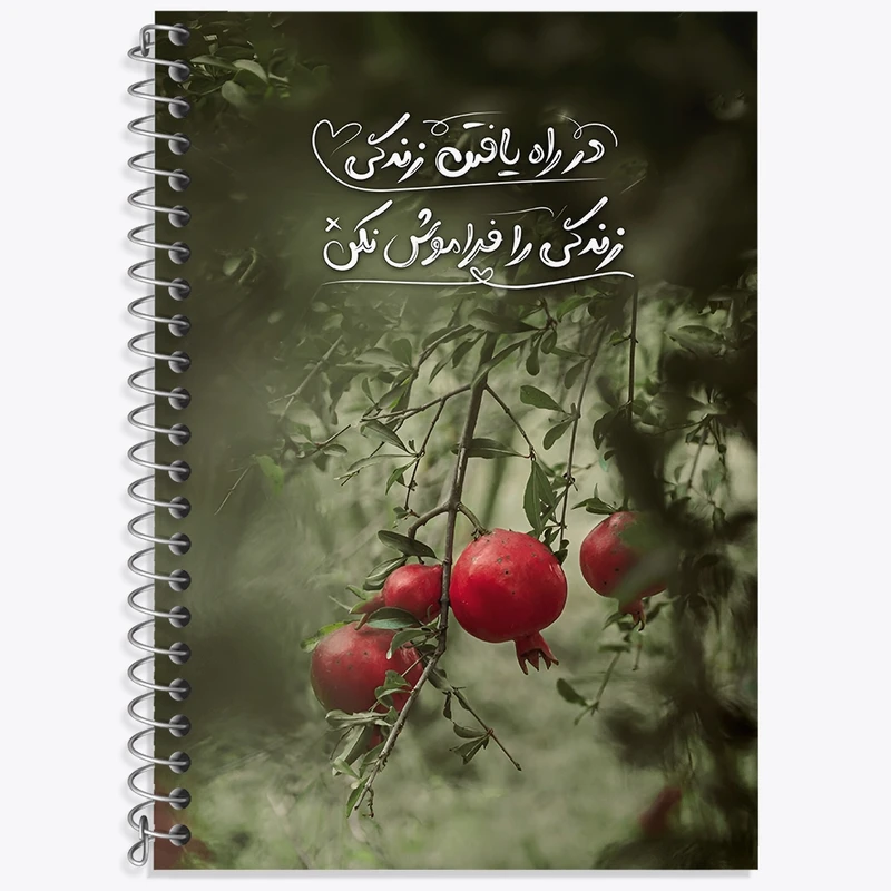 دفتر زبان 50 برگ خندالو مدل سه خط طرح انگیزشی کد F4528