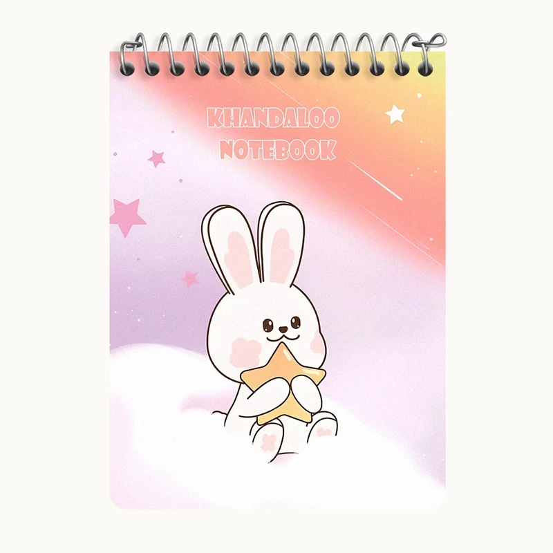 دفتر یادداشت 50 برگ خندالو طرح خرگوش کیوت کد N6918