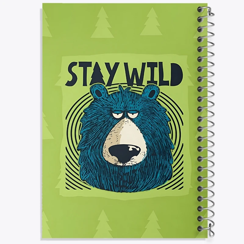 دفتر شطرنجی 50 برگ خندالو طرح خرس کد N6244