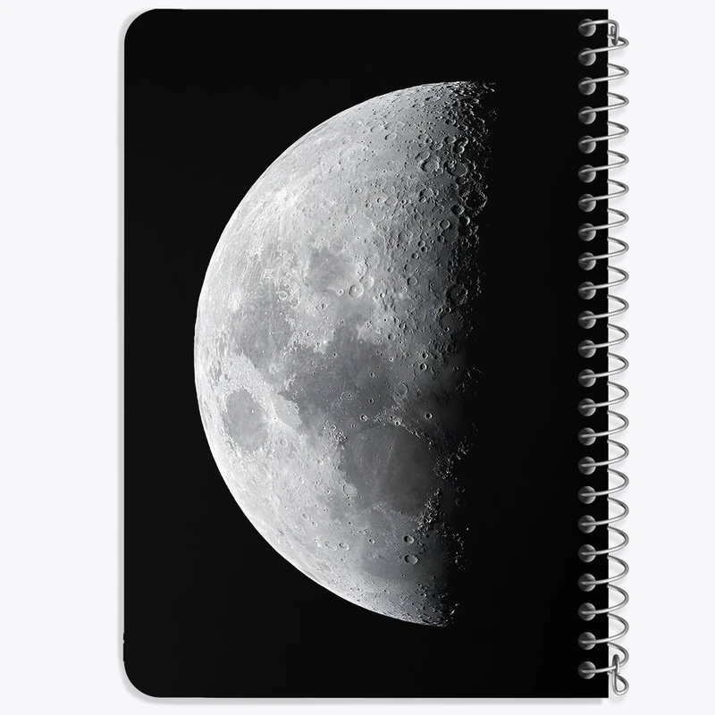 دفتر یادداشت 50 برگ خندالو طرح ماه (Moon) کد 38076